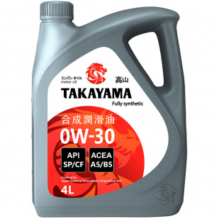 Моторное масло TAKAYAMA SAE 0W-30 API SP/CF ACEA A5/B5